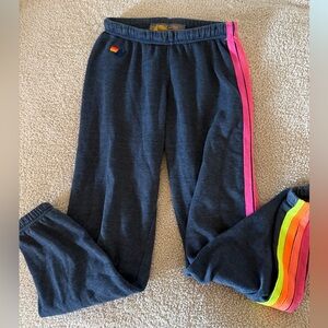 aviator nation 5 stripe sweatpants